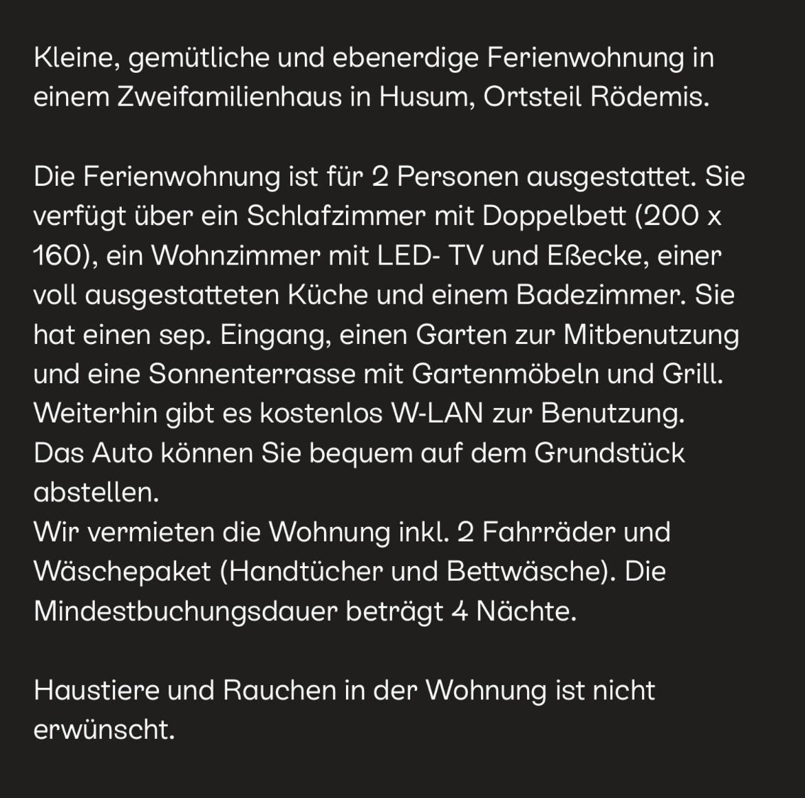 Ferienwohnung „Ole Karkenwech“ Husum-Roedemis Хузум Екстериор снимка